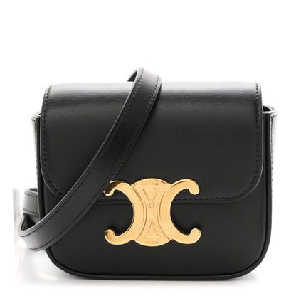 Celine Shiny Calfskin Mini Claude Black 1 of 10
