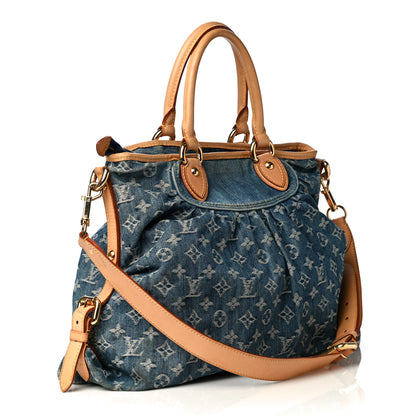 Louis Vuitton Denim Neo Cabby GM Blue 4 of 8