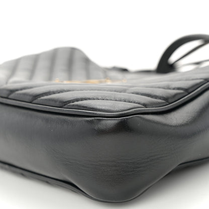 Saint Laurent Calfskin Matelasse Monogram Lou Camera Bag Black 10 of 10