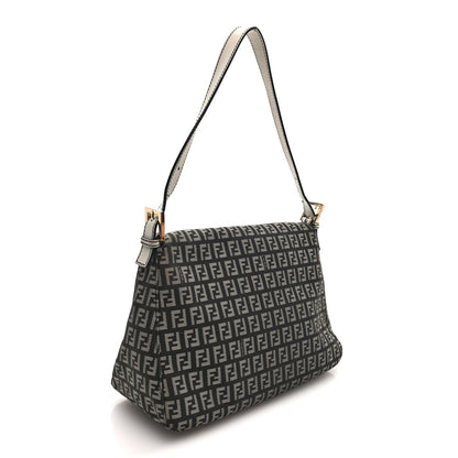 Fendi Zucchino Vitello Mama Baguette White 3 of 9