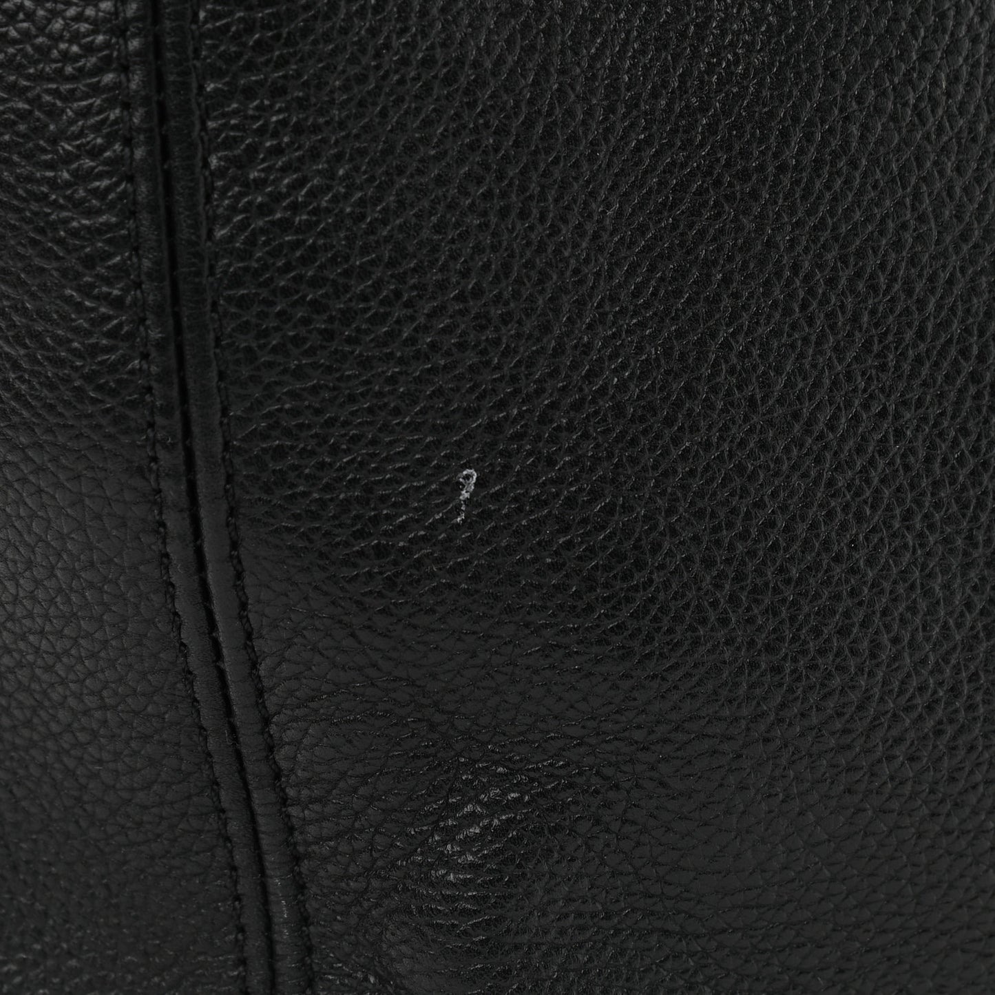 Calfskin Cerf Executive Shopper Tote Black