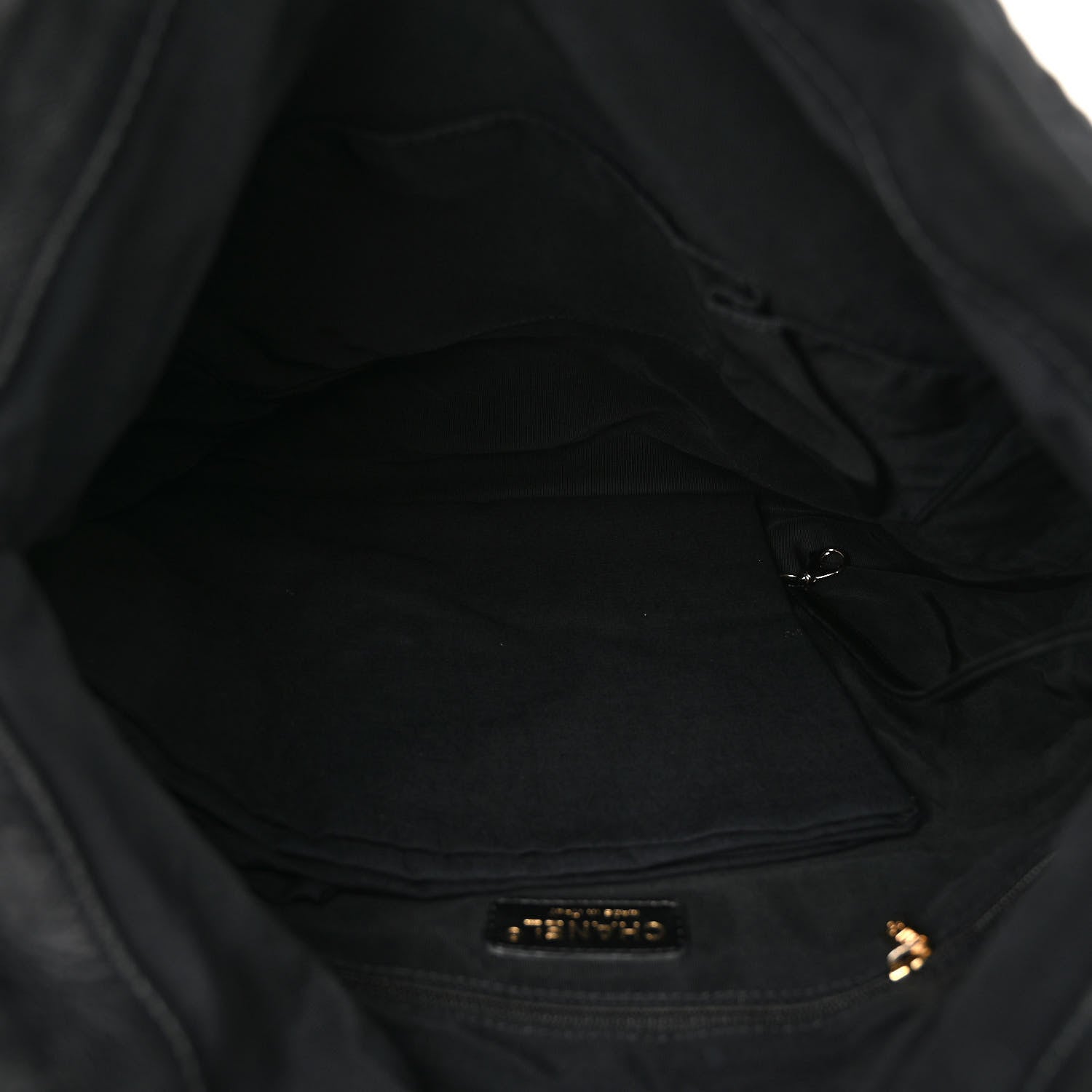 Chanel Calfskin Quilted Large Chain Me Hobo Black 5 of 11