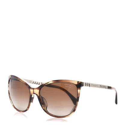 Chanel Chain Polarized Sunglasses 5352-A Brown 1 of 8