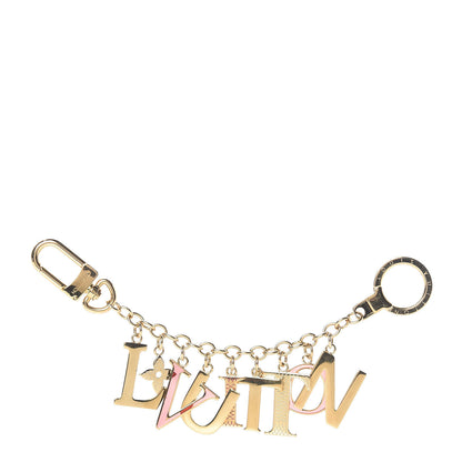Louis Vuitton LV Tag Bag Charm Gold 1 of 5
