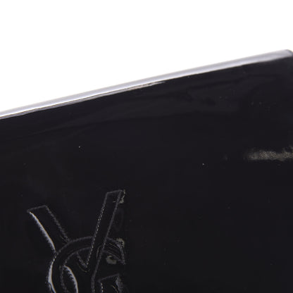 Saint Laurent Patent Monogram Large Belle De Jour Clutch Black 13 of 13