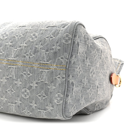 Louis Vuitton Monogram Denim Speedy Soft 30 Washed Gray 9 of 9