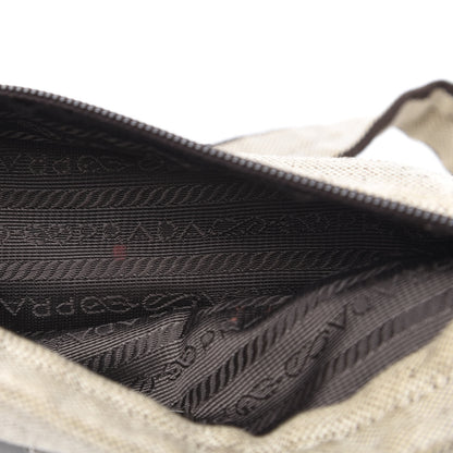 Prada Canapa Jacquard Belt Bag Naturale 13 of 13