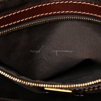 Fendi Vinyl Zucchino Baguette Tobacco 10 of 15