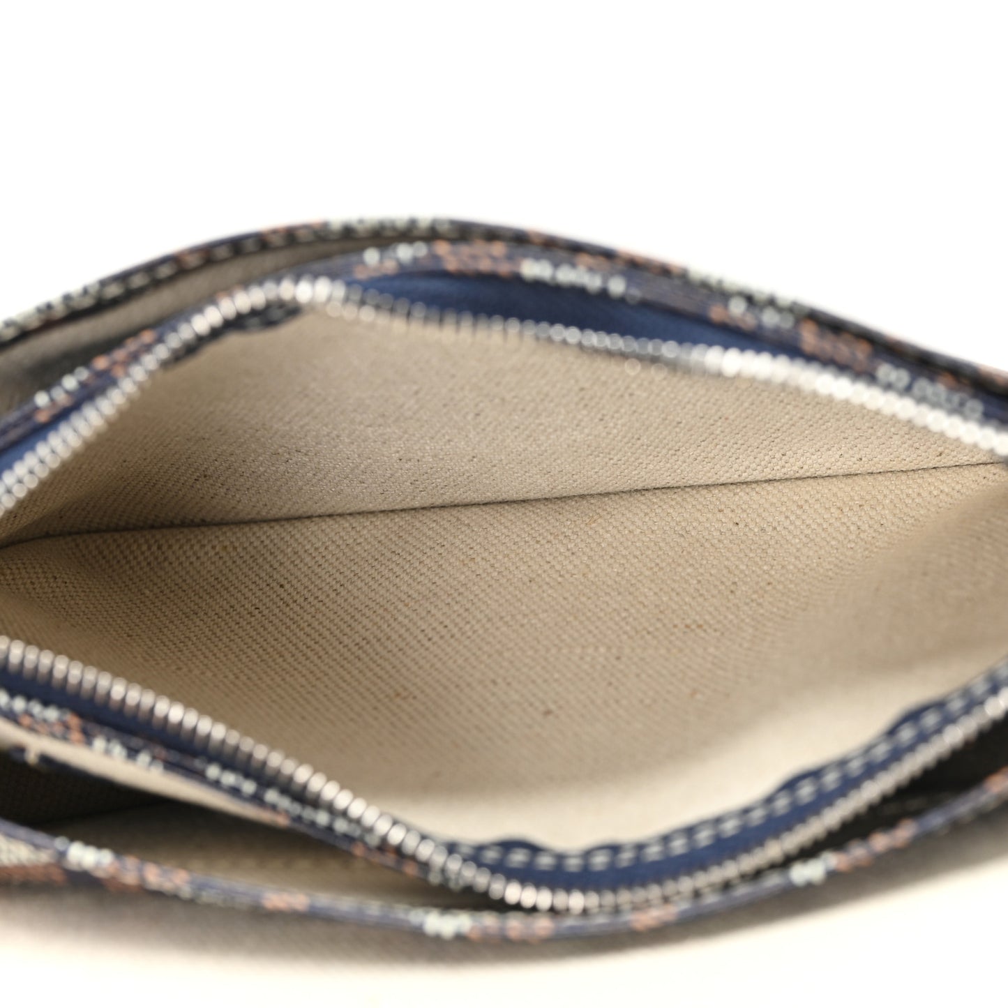 Goyardine Plumet Wallet Clutch Navy