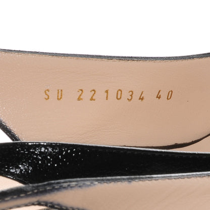 Saint Laurent Vernigolf Tribtoo 80 Slingback Pumps Nero 40.5 5 of 7