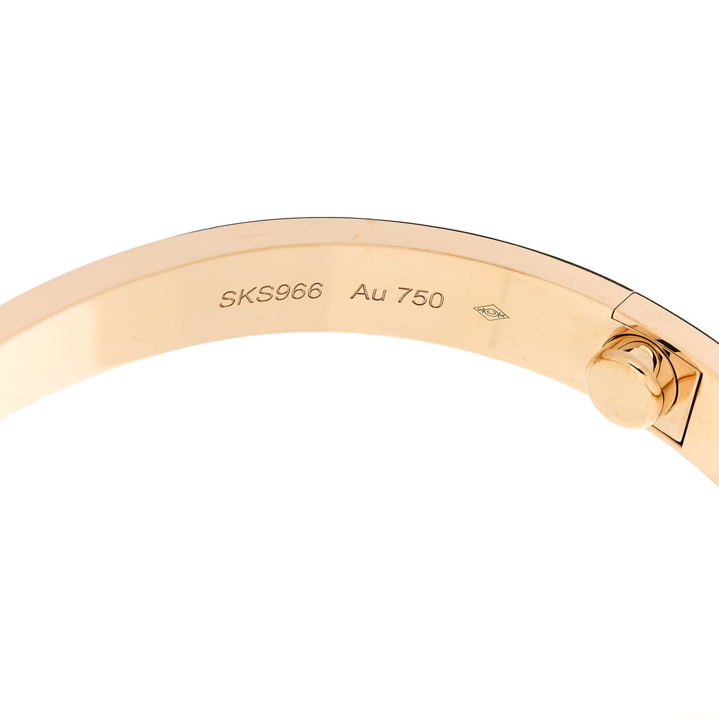 18K Yellow Gold LOVE Bracelet 16