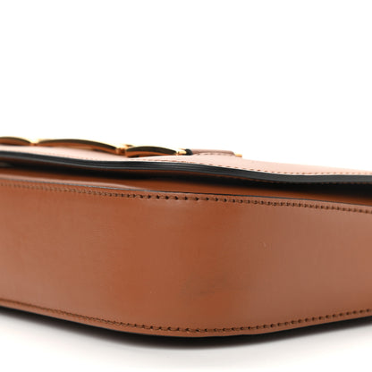 Prada City Calf Flap Shoulder Bag Cognac 10 of 11