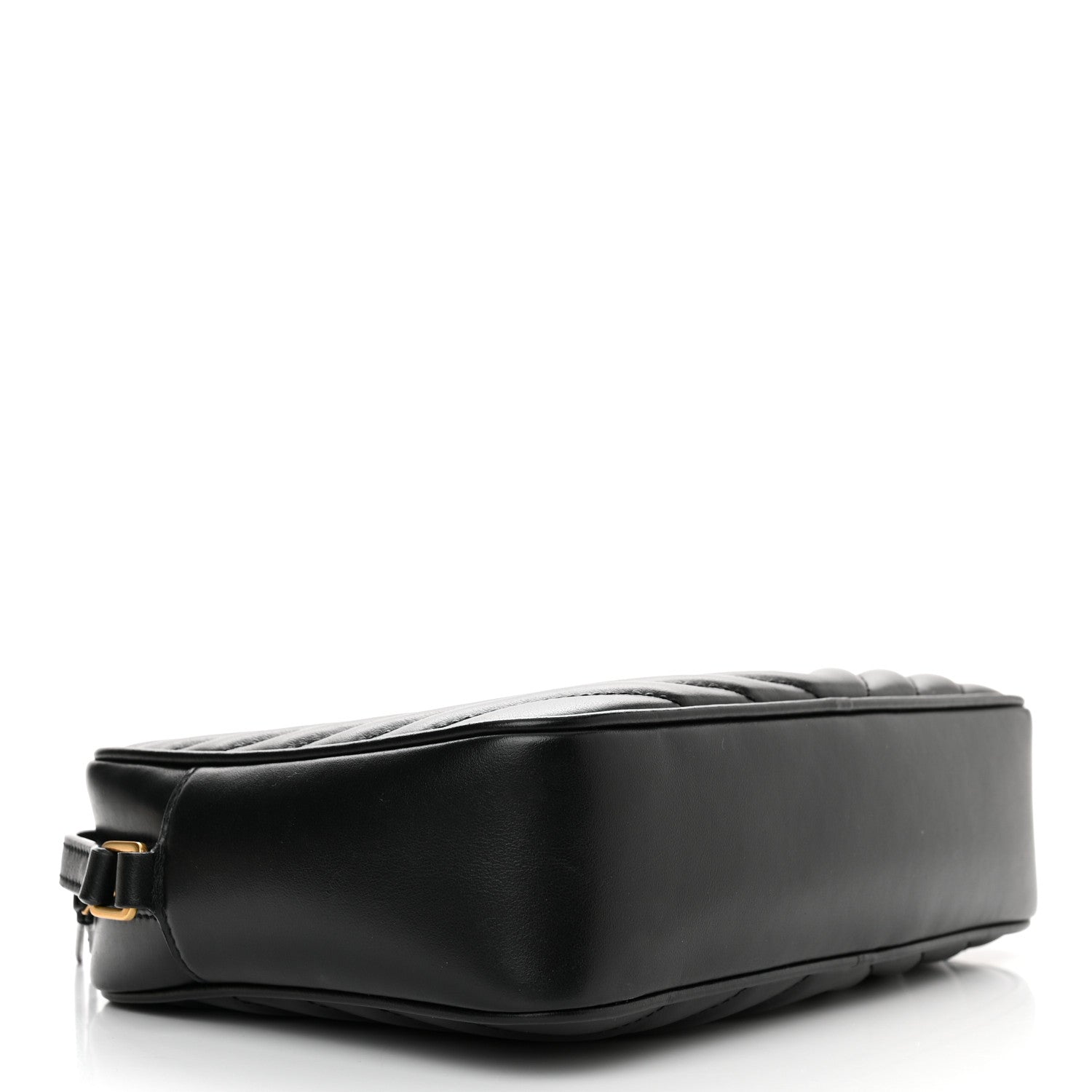 Saint Laurent Calfskin Matelasse Monogram Lou Camera Bag Black 4 of 13