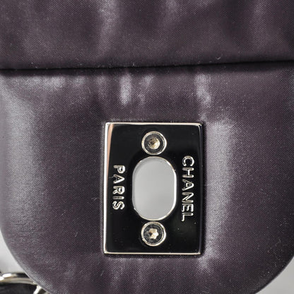 Chanel Nylon Quilted Tweed on Stitch Flap Purple 9 of 9