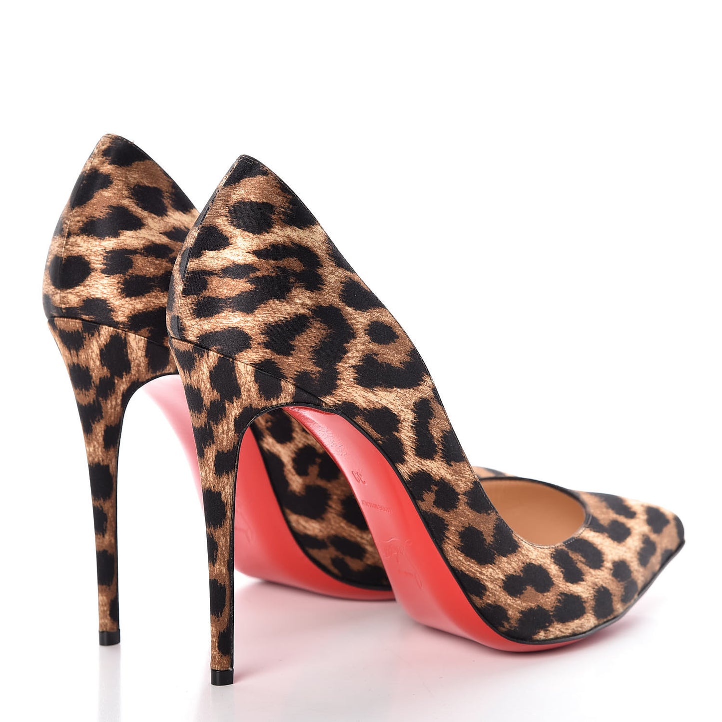 Crepe Satin Leo Pigalle Follies 100 Pumps 39 Brown