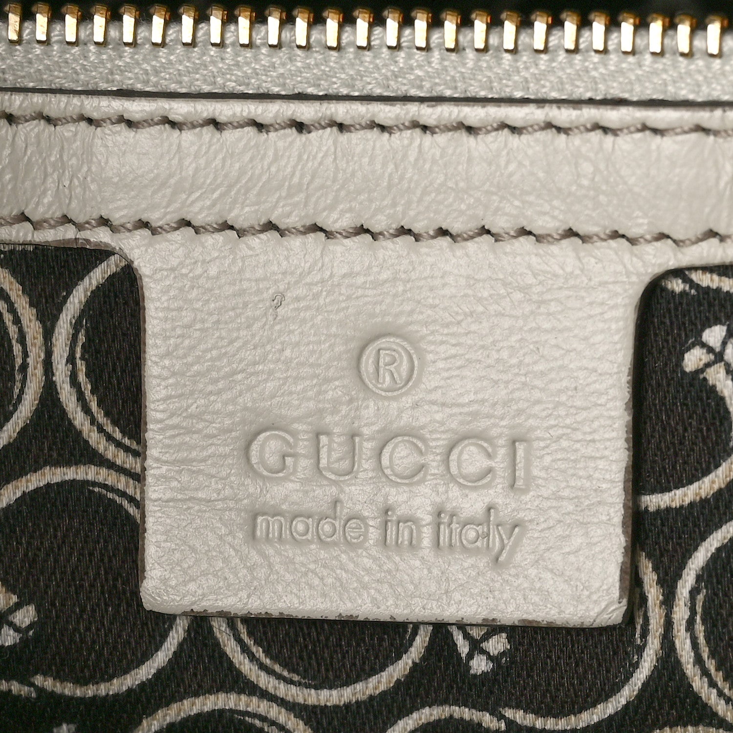 Gucci Calfskin Medium Horsebit Nail Boston Off White 6 of 10