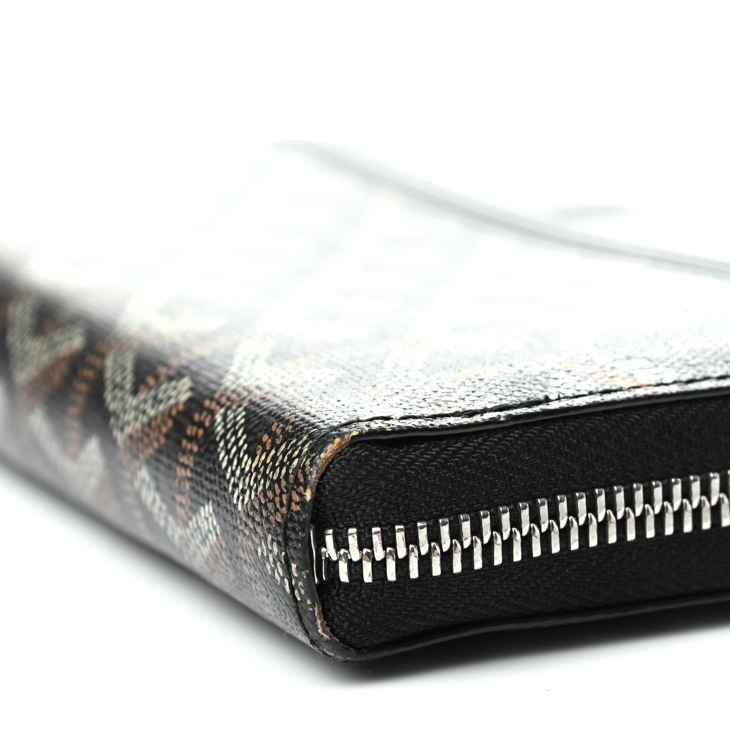 Goyard Goyardine Matignon Zip Around GM Wallet Black 9 of 9