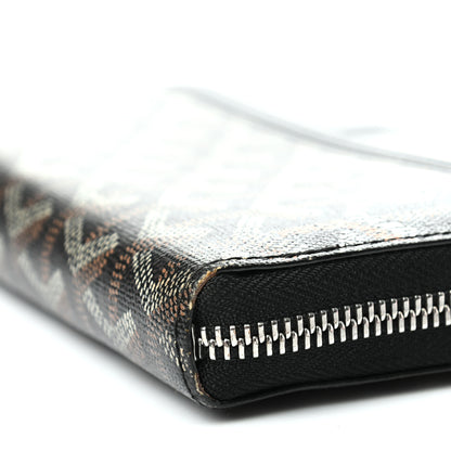 Goyard Goyardine Matignon Zip Around GM Wallet Black 9 of 9