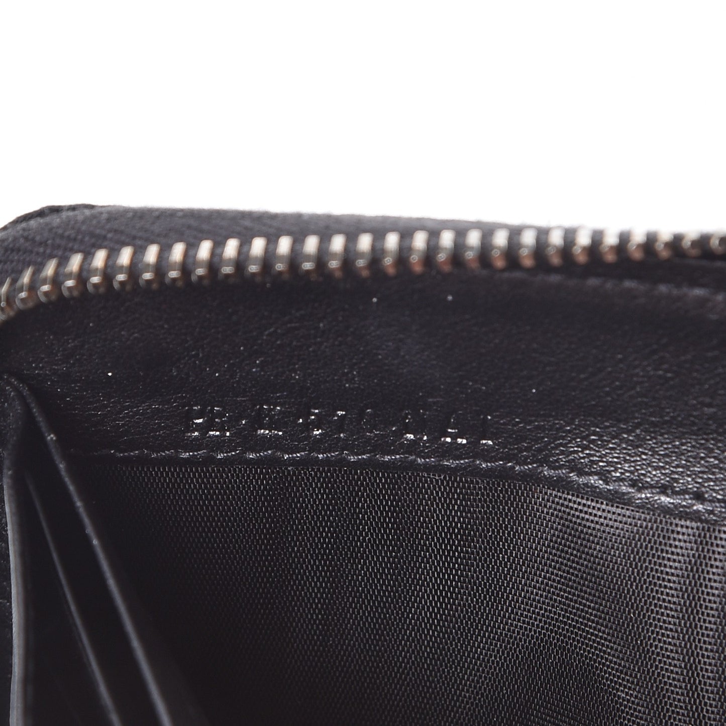 Nylon Camouflage Rockstud Zip Around Wallet Black