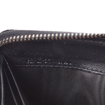 Valentino Garavani Nylon Camouflage Rockstud Zip Around Wallet Black 8 of 9