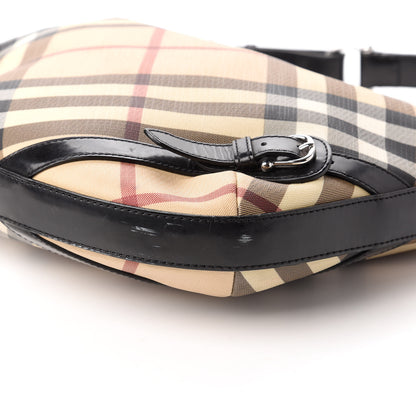 Burberry Supernova Check Large Larkin Hobo Black 7 of 12