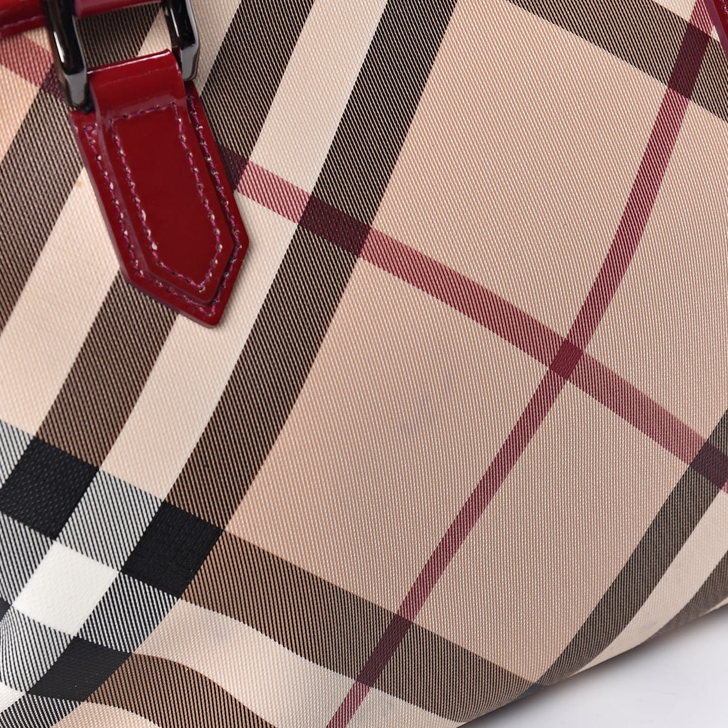Supernova Check Regent Tote Raspberry