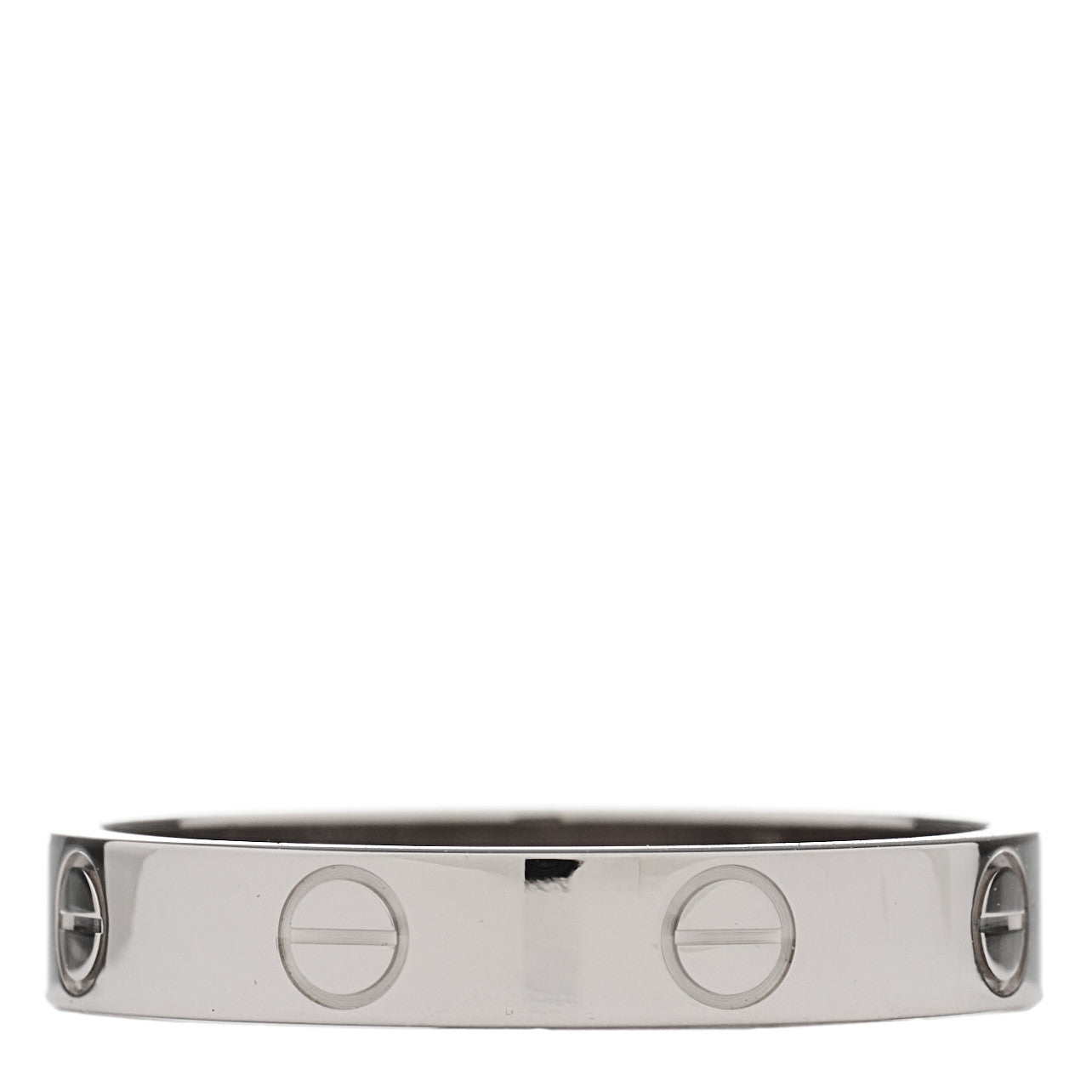 18K White Gold 3.5mm LOVE Wedding Band Ring 57 8