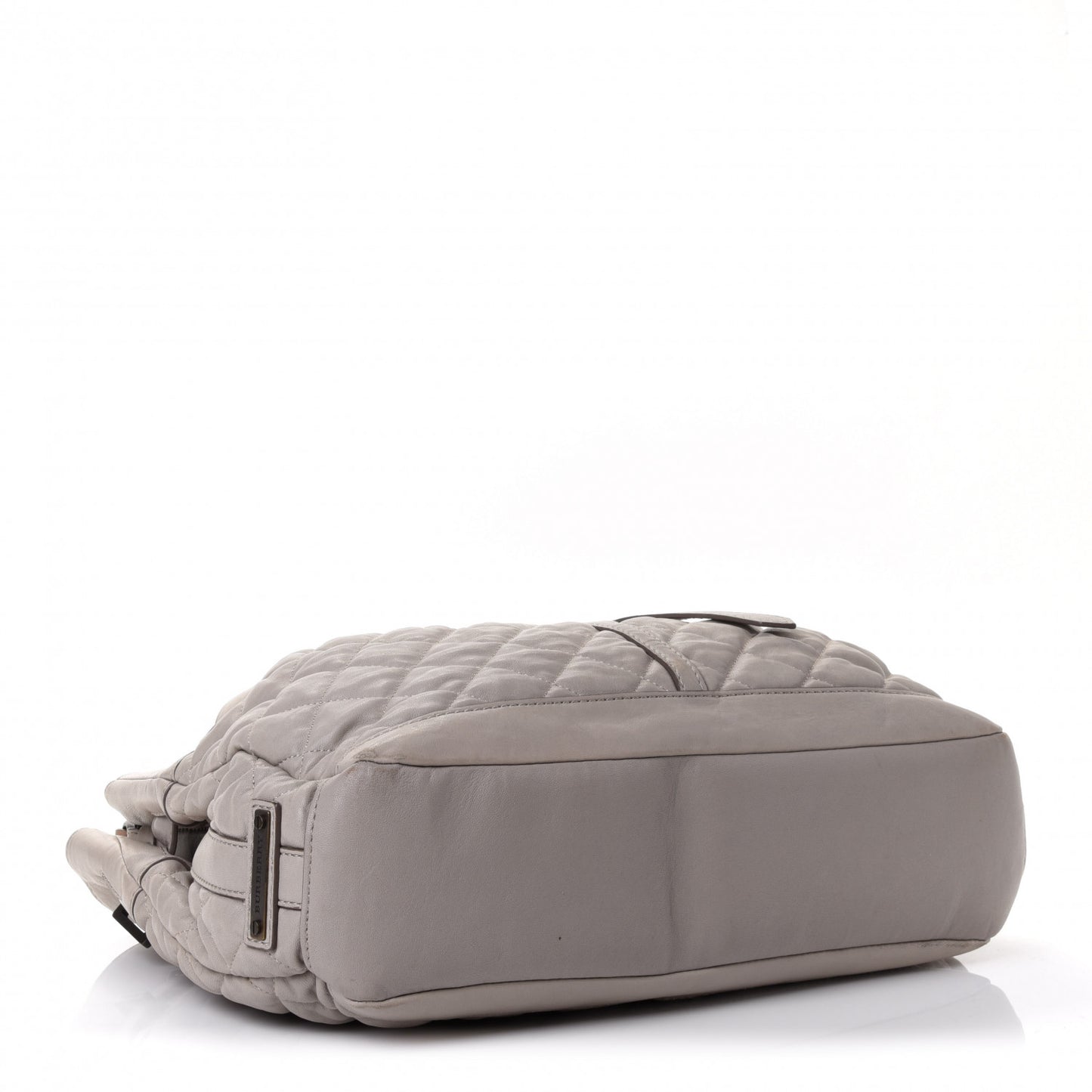 Lambskin Quilted Medium Enmore Hobo Grey