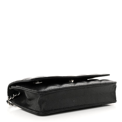 Chanel Caviar Quilted Wallet on Chain WOC Black 4 of 11