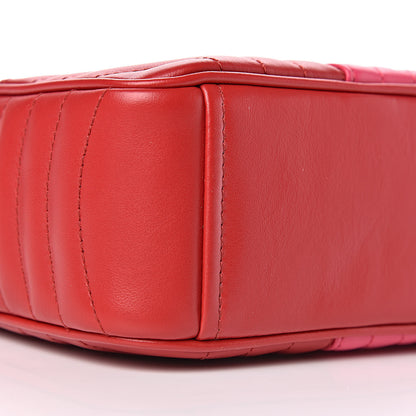 Prada Soft Calfskin Diagramme Crossbody Bag Fuoco Magenta 8 of 9