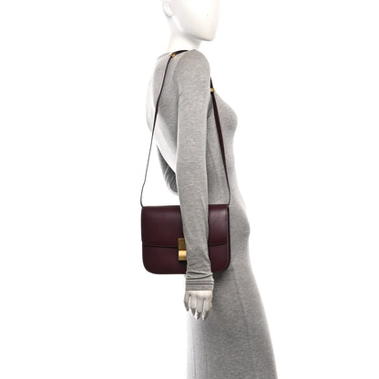 Celine Box Calfskin Medium Classic Box Flap Bag Burgundy 2 of 11