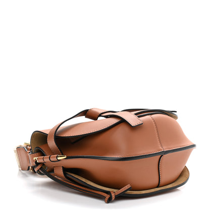 Loewe Calfskin Jacquard Medium Gate Dual Bag Tan 3 of 8