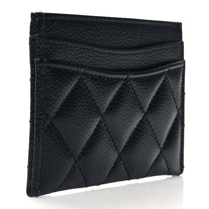 Chanel Caviar Quilted Card Holder Black 3 of 10