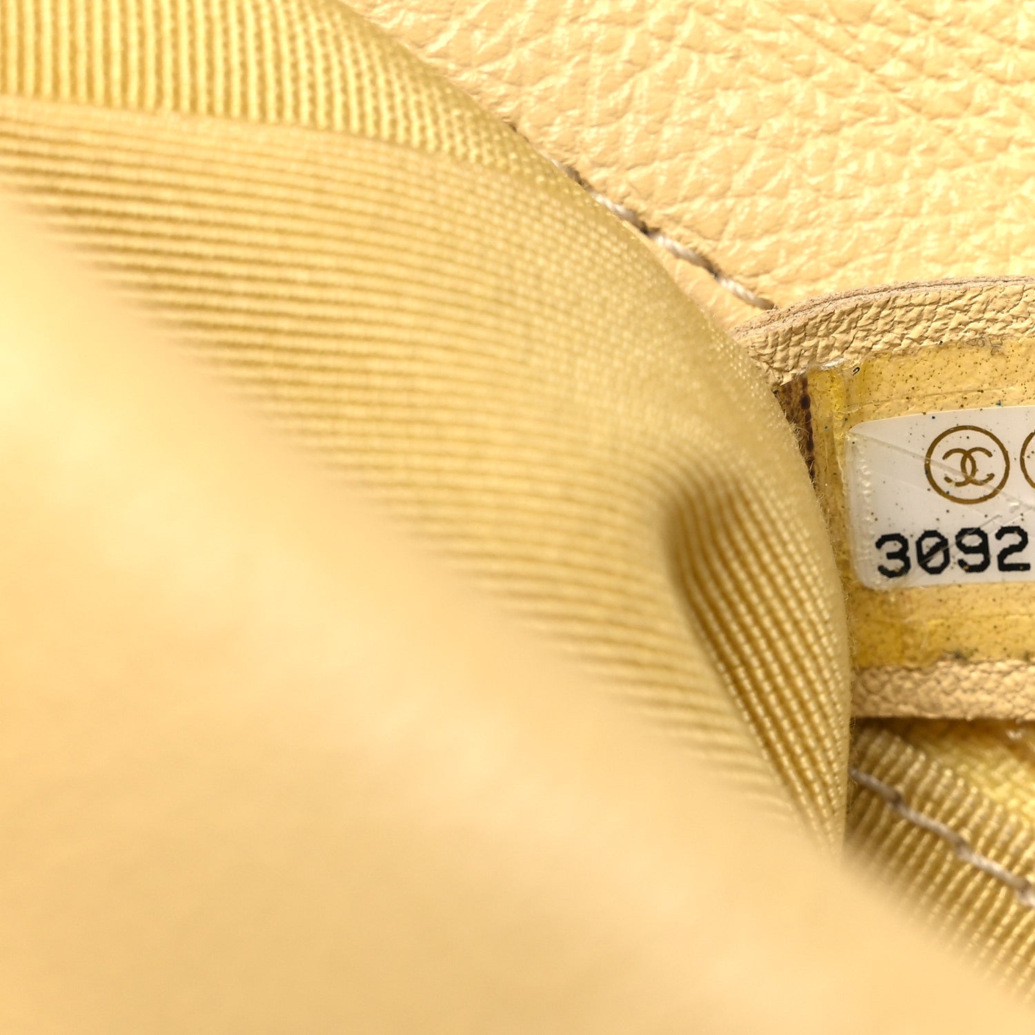 Chanel Calfskin Crochet Medium Chanel 19 Flap Yellow 7 of 13