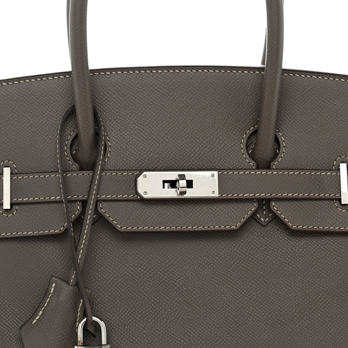 Epsom Candy Birkin 35 Etain Bleu Thalassa
