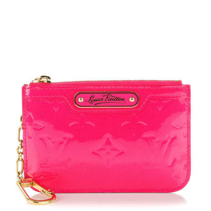 Louis Vuitton Vernis Key Pouch Rose Pop 1 of 7
