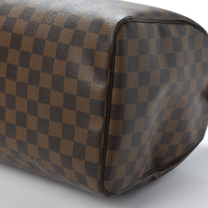 Louis Vuitton Damier Ebene Speedy 35 6 of 9