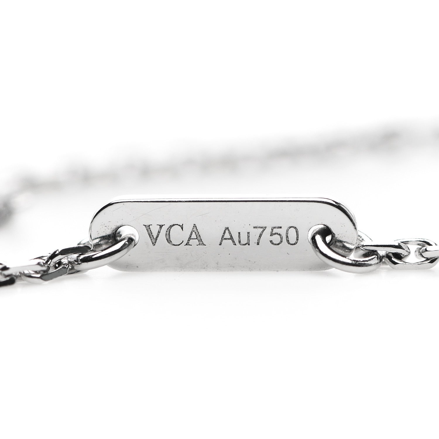 Van Cleef & Arpels 18K White Gold Turquoise Sweet Alhambra Butterfly Bracelet 4 of 6