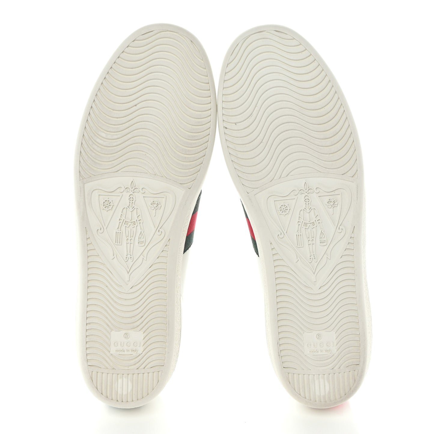 Calfskin Ayers Bee Embroidered Womens Ace Sneakers 41 White Green
