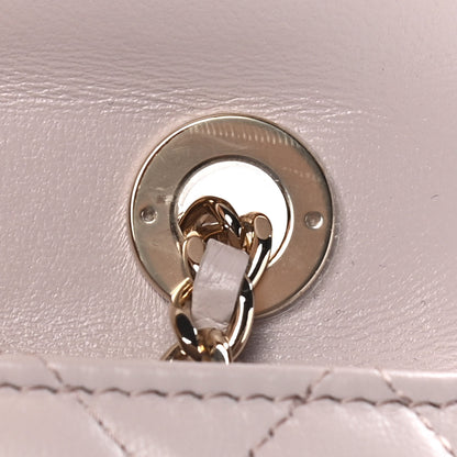 Chanel Lambskin Quilted Trendy CC Card Holder On Chain Light Pink 10 of 26