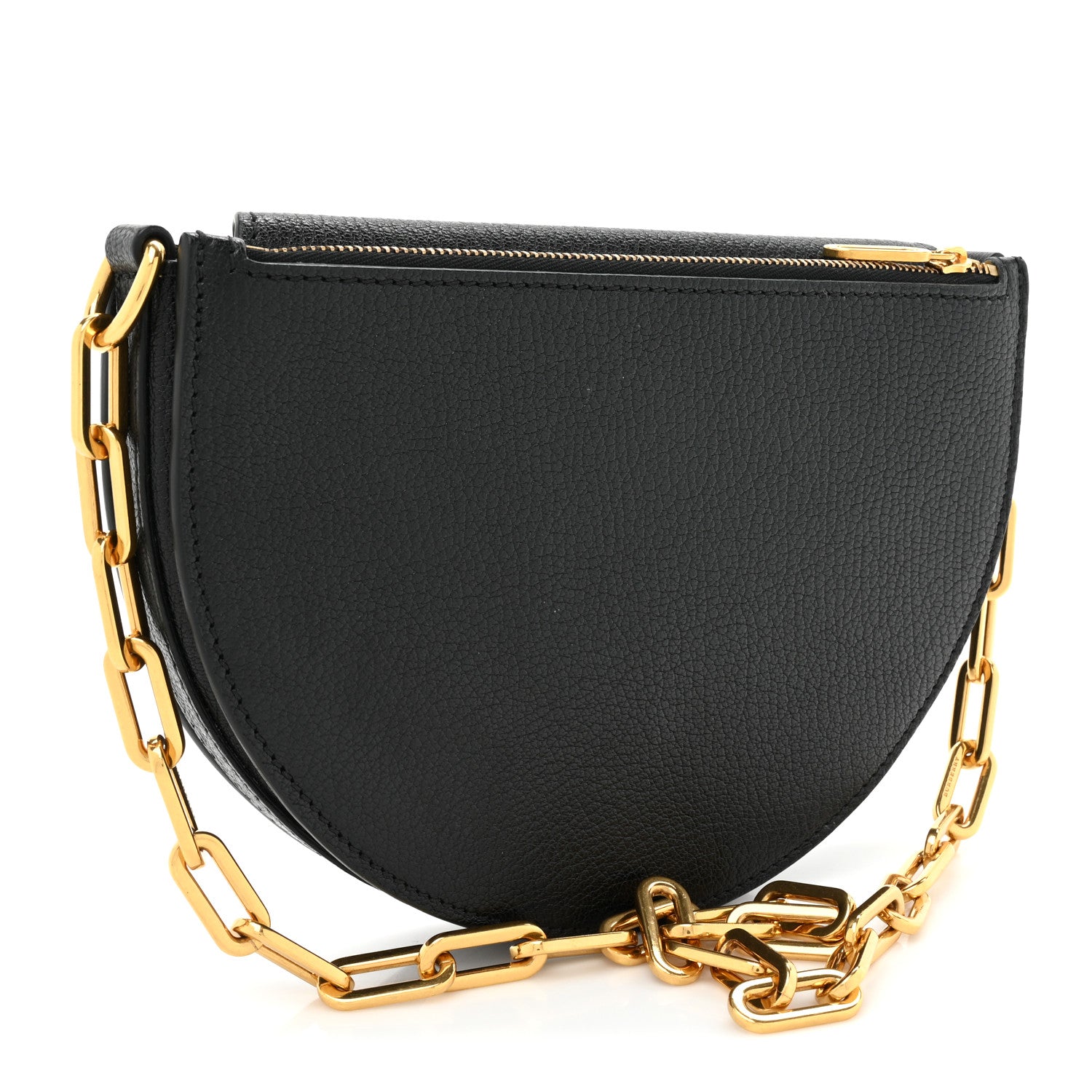 Burberry Goatskin Pecan Chain Shoulder Bag Black 3 of 11