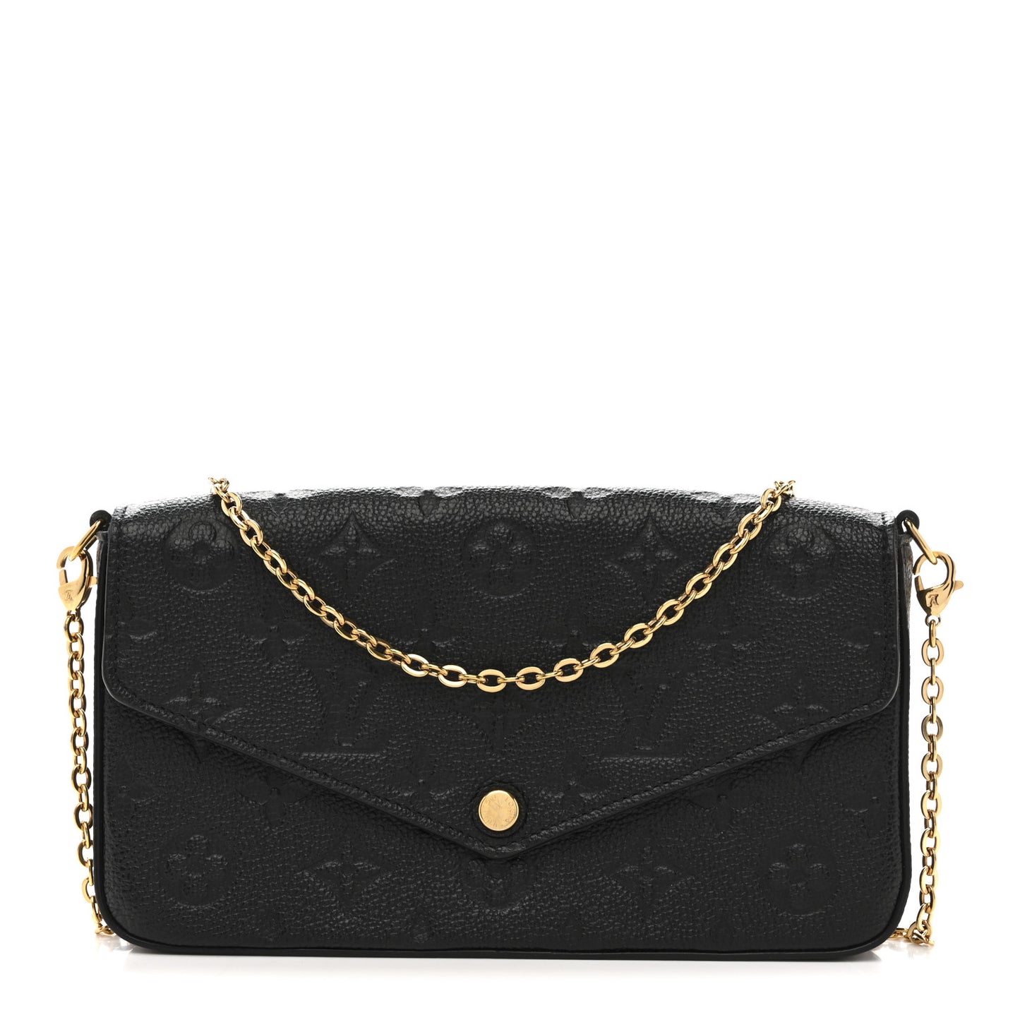 Empreinte Pochette Felicie Chain Wallet Black