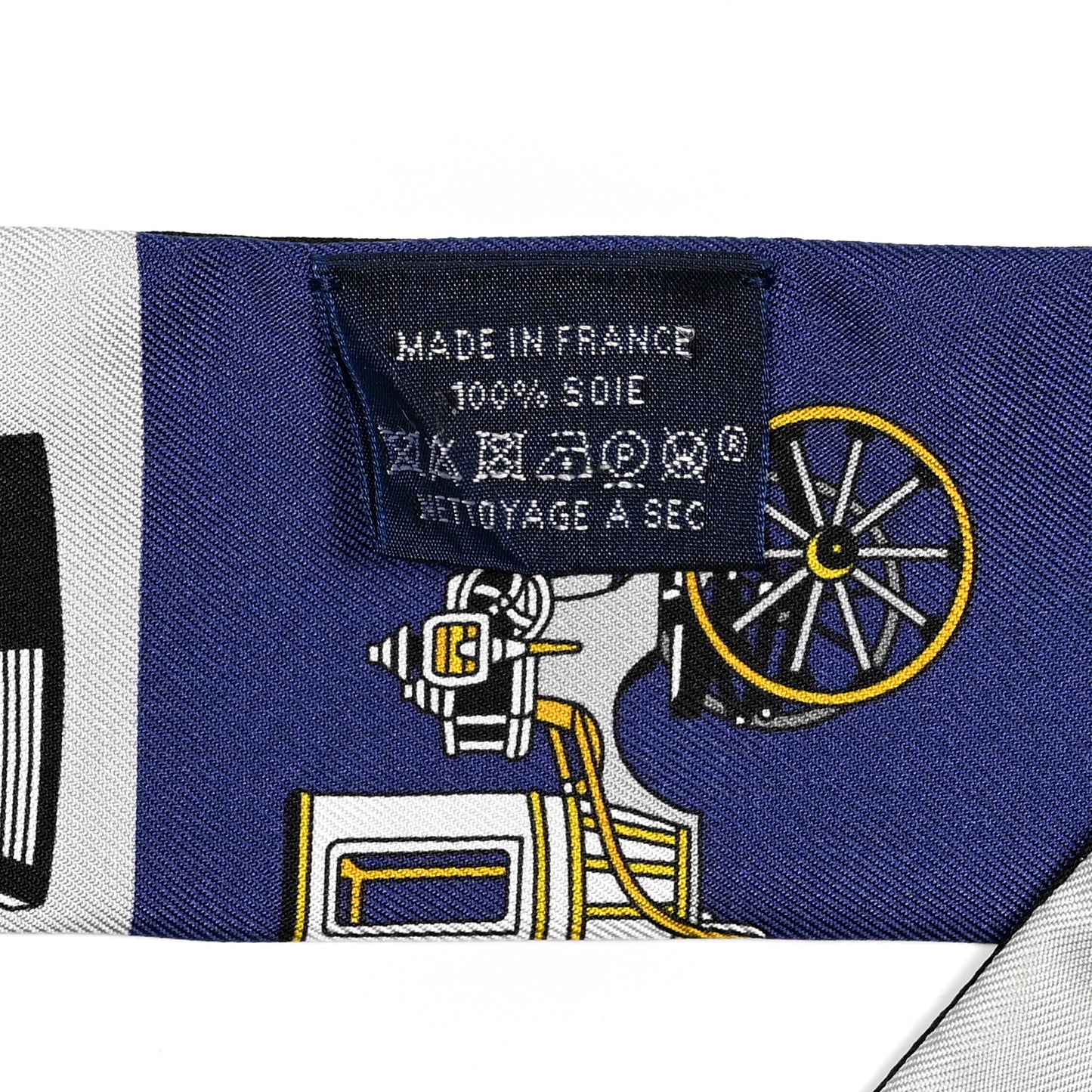 Silk Les Voitures Exquises Twilly Marine Gris Gold