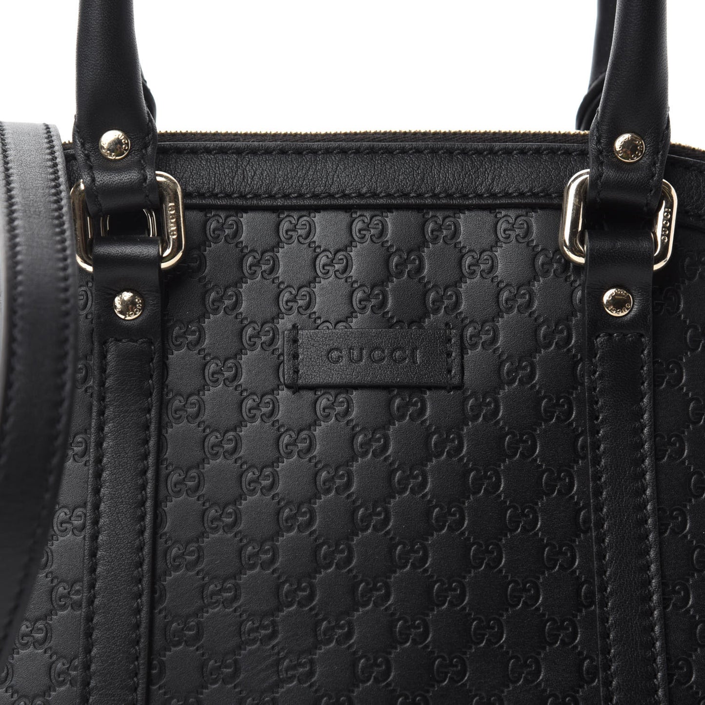 Microguccissima Mini Dome Bag Black