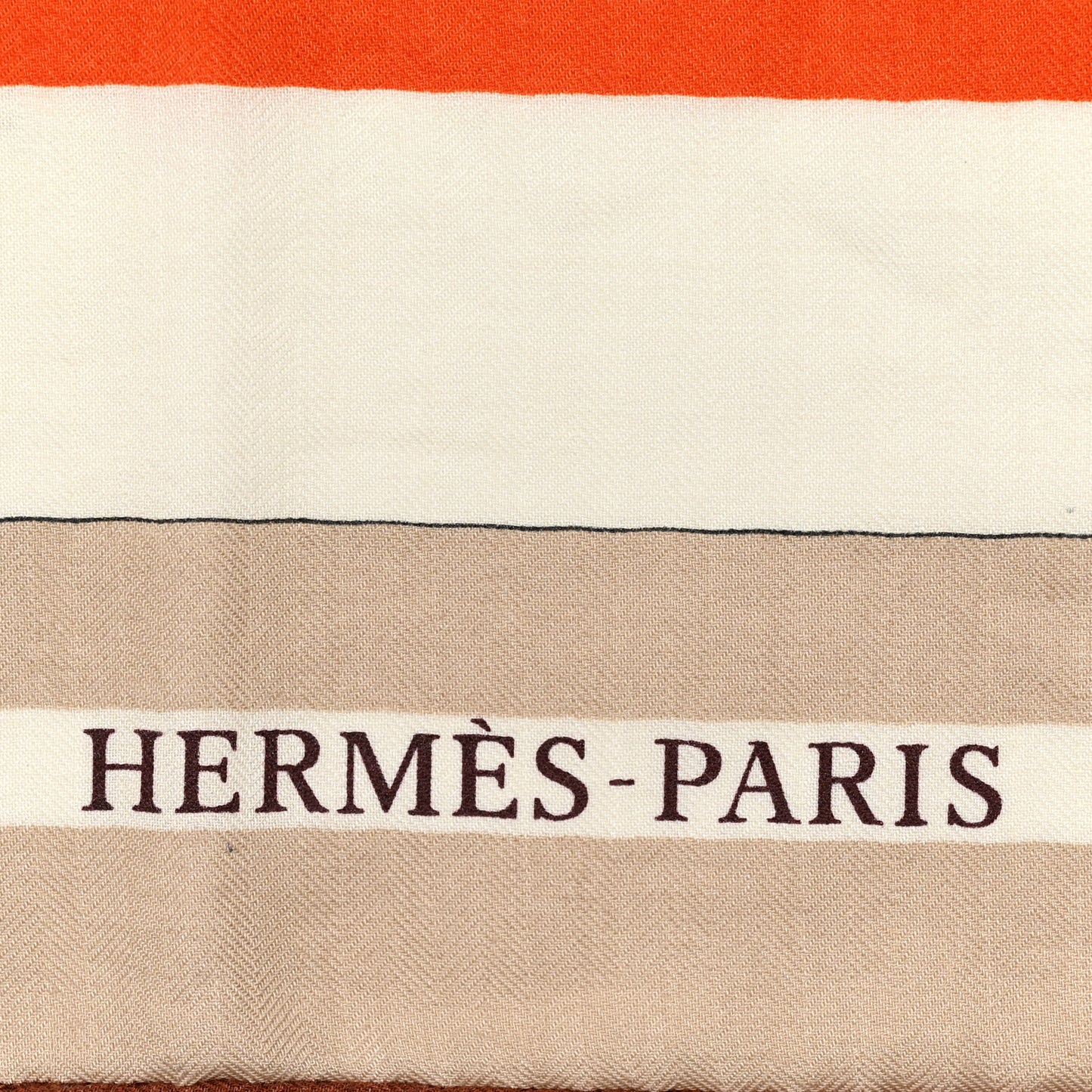 Cashmere Silk Voitures en Equilibre Shawl 140 Blanc Orange Cuit White Orange Cuit Jaune