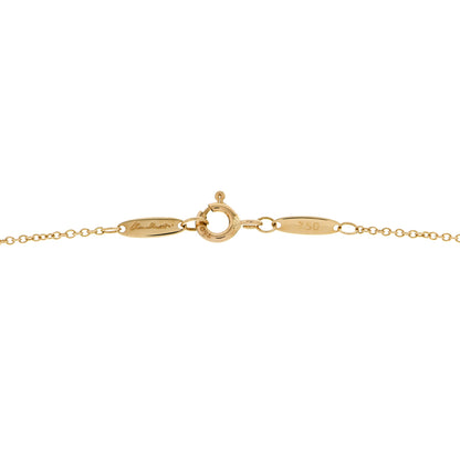 Tiffany 18K Yellow Gold 12mm Elsa Peretti Cross Pendant Necklace 5 of 5