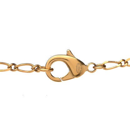 Chanel Metal Bead Wood CC Multi Strand Long Necklace Gold 5 of 6