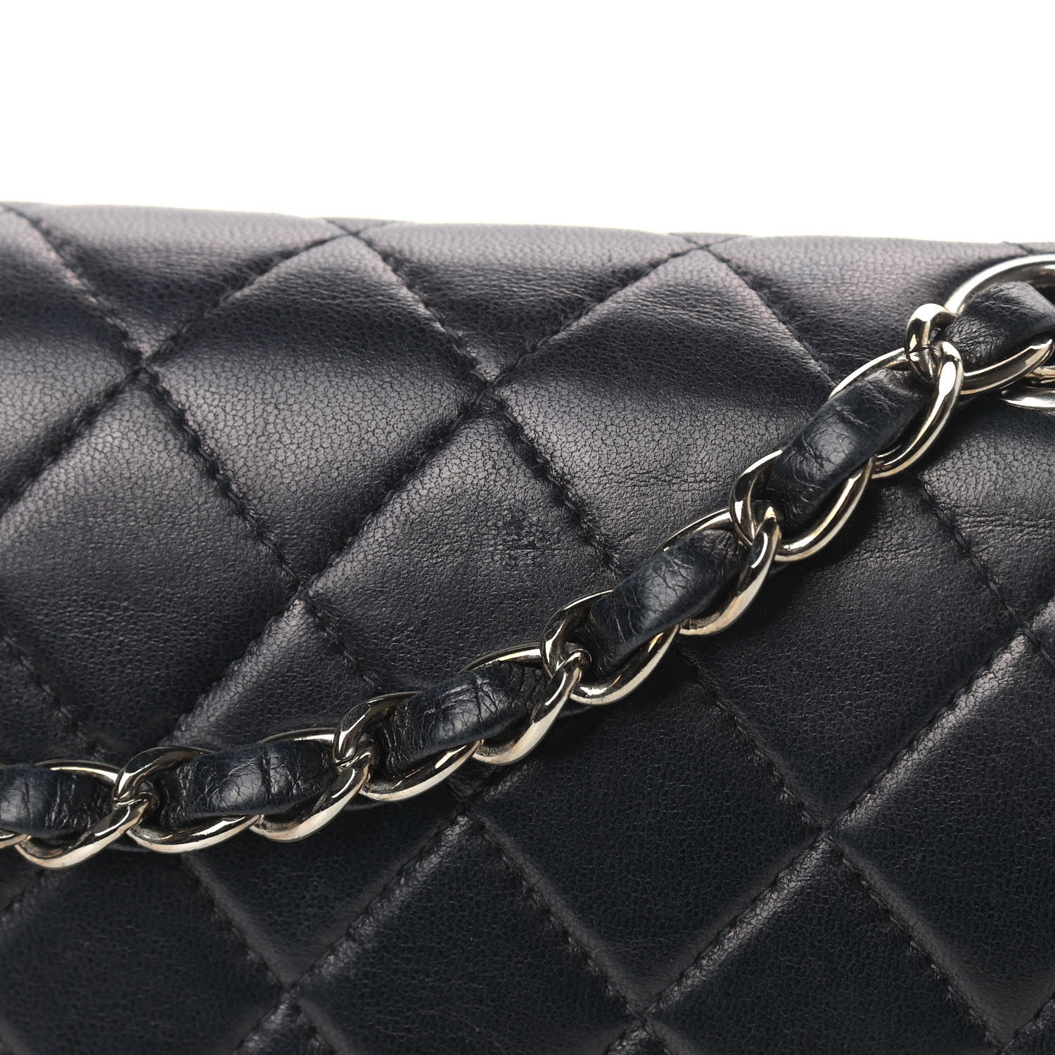 Chanel Lambskin Quilted Small Double Flap Black 9 of 15