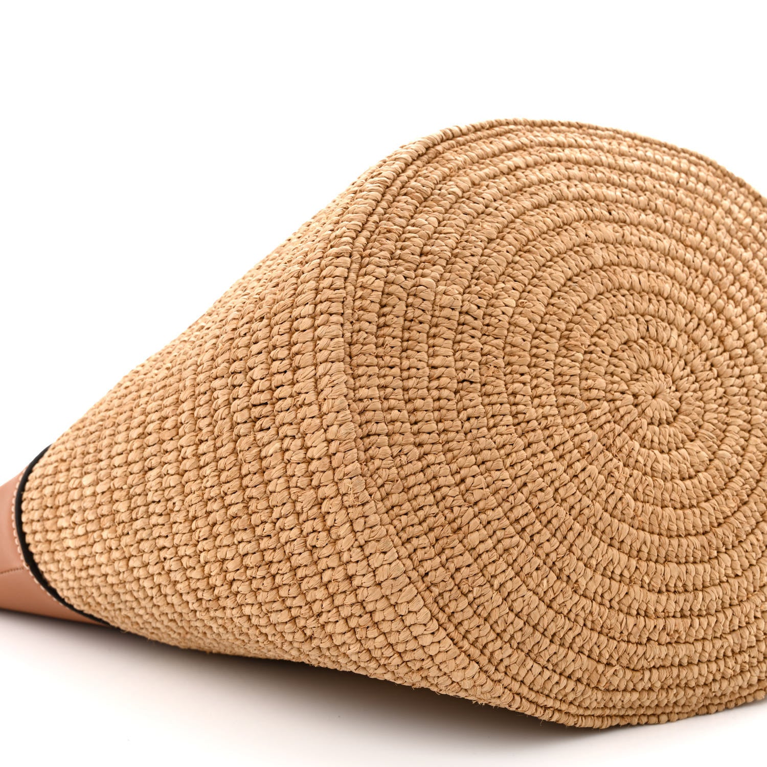 Celine Raffia Calfskin Medium Tan 10 of 11