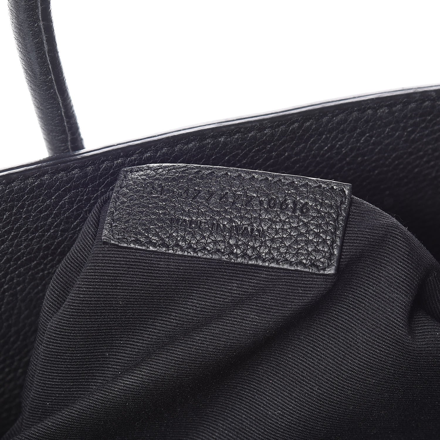 Saint Laurent Grained Calfskin Baby Sac De Jour Souple Black 8 of 18